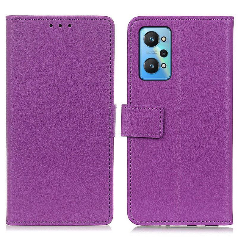 Κάλυμμα Realme GT Neo 3T / Neo 2 Premium Faux Leather Lychee